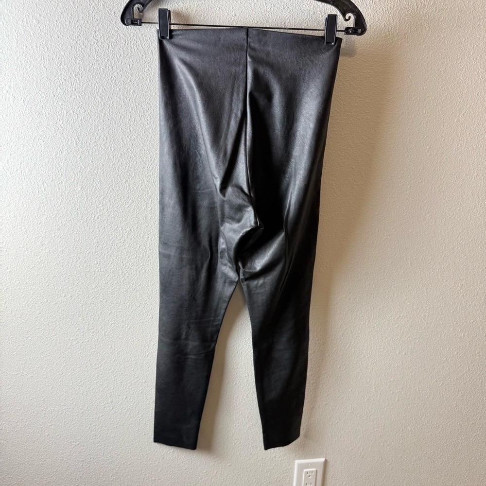 Commando Perfect Control Faux Leather Legging Pants Black Women’s Medium Casual - Picture 8 of 10